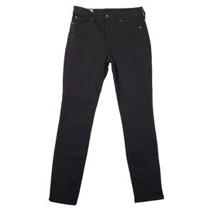 Gap True Skinny High Rise Jeans Womens Size 10 R Black Stretch